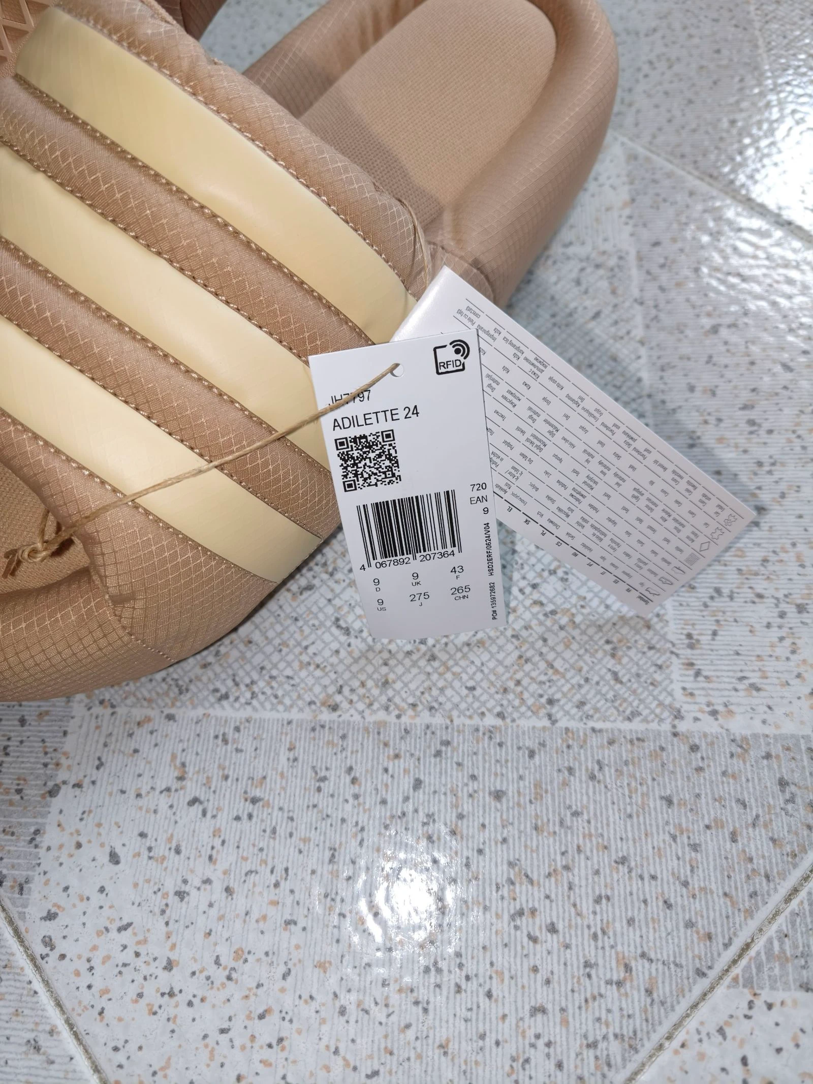 Sandales marron Adidas Adilette 24 taille 43 – photo 6
